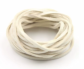 Vegan Rem/ Snöre  - Platt, Off Vit (Ljus Beige)  100cm