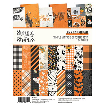  SIMPLE STORIES   -Simple Vintage October 31st 6x8 Inch Paper Pad