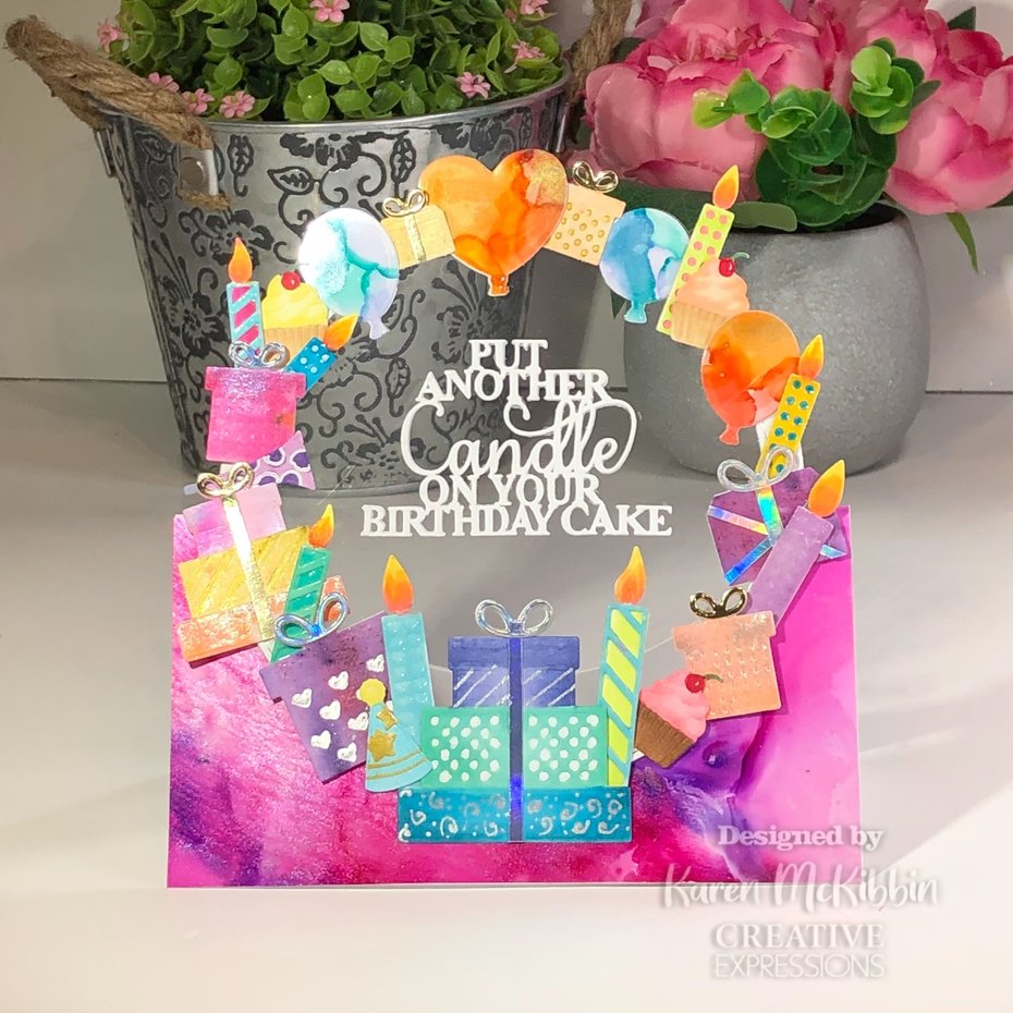CREATIVE EXPRESSIONS-Sue Wilson Craft Die Necessities Birthday Balloons  - 4
