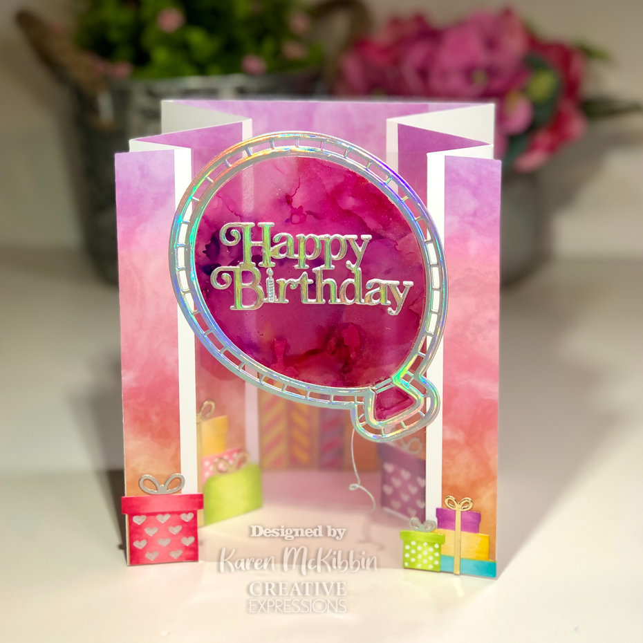 CREATIVE EXPRESSIONS-Sue Wilson Craft Die Necessities Birthday Balloons  - 5