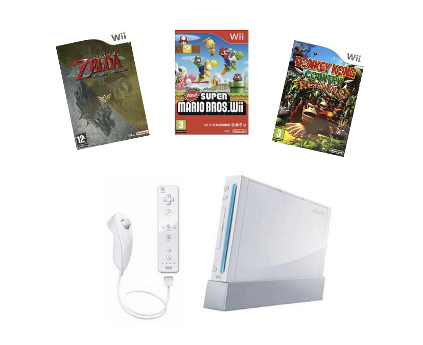 Nintendo Wii Gameretro-paketet