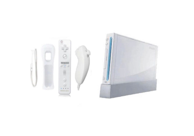 Wii konsol vit
