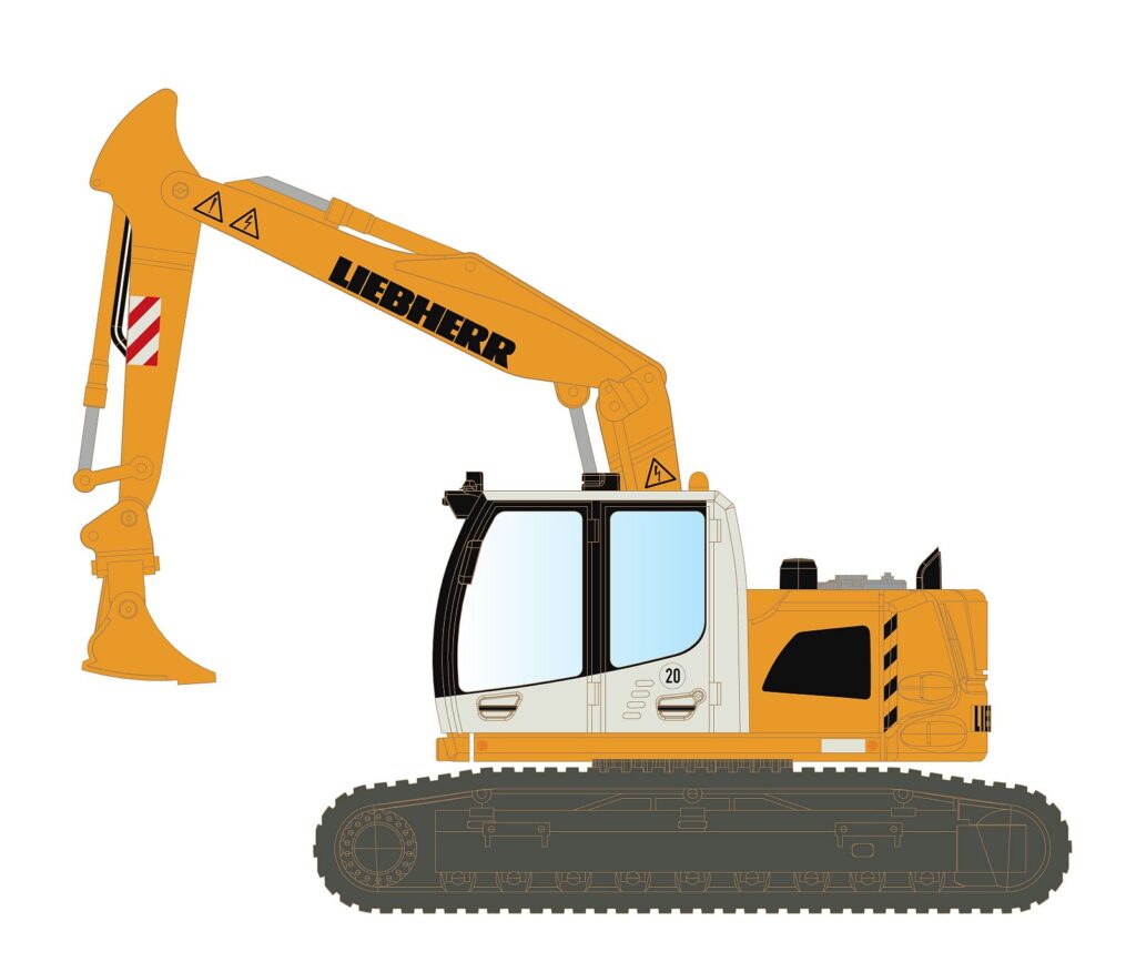 Liebherr Compact m planeringsskopa