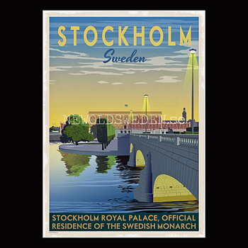 STOCKHOLM SLOTTET ROYAL PALACE A4 - ThomasO - BB09