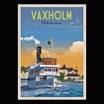 VAXHOLM SÖDERHAMNEN S/S Norrskär 1910 A4 - ThomasO - BB09