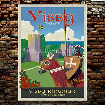 GOTLAND VISBY RINGMUR 1250 -1288 A4- ThomasO - BB07