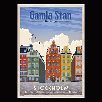 STOCKHOLM GAMLA STAN STORTOGET A4 - ThomasO - BB09