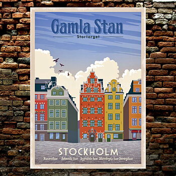 STOCKHOLM GAMLA STAN STORTOGET A4 - ThomasO - BB09
