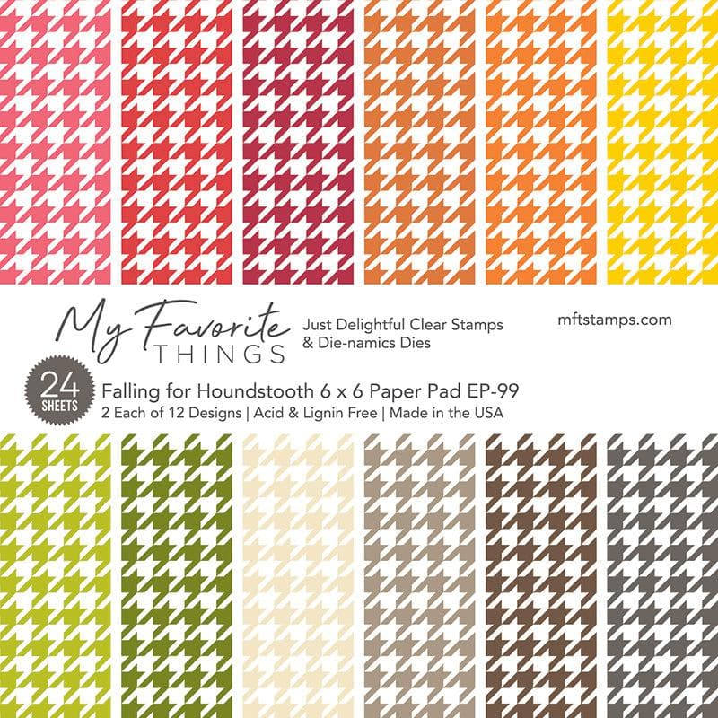 My Favorite Things  -Falling for Houndstooth  Paper Pad