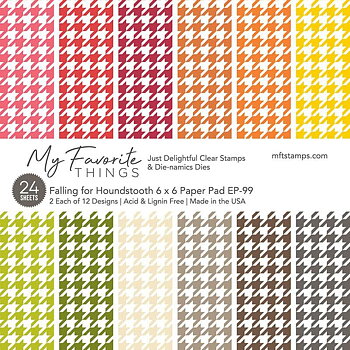 My Favorite Things -Falling for Houndstooth Paper Pad