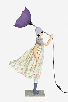 Lampa - Flicka med paraply - Evanthia
