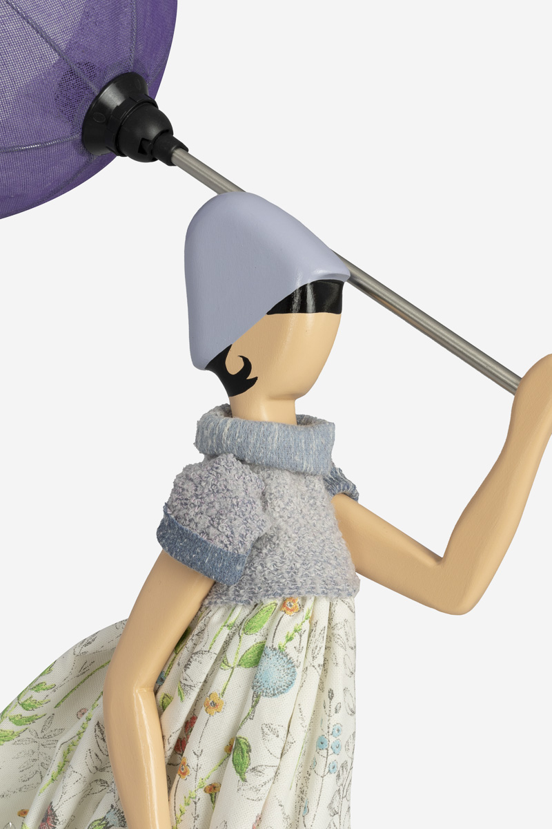 Lampa - Flicka med paraply - Evanthia - 2