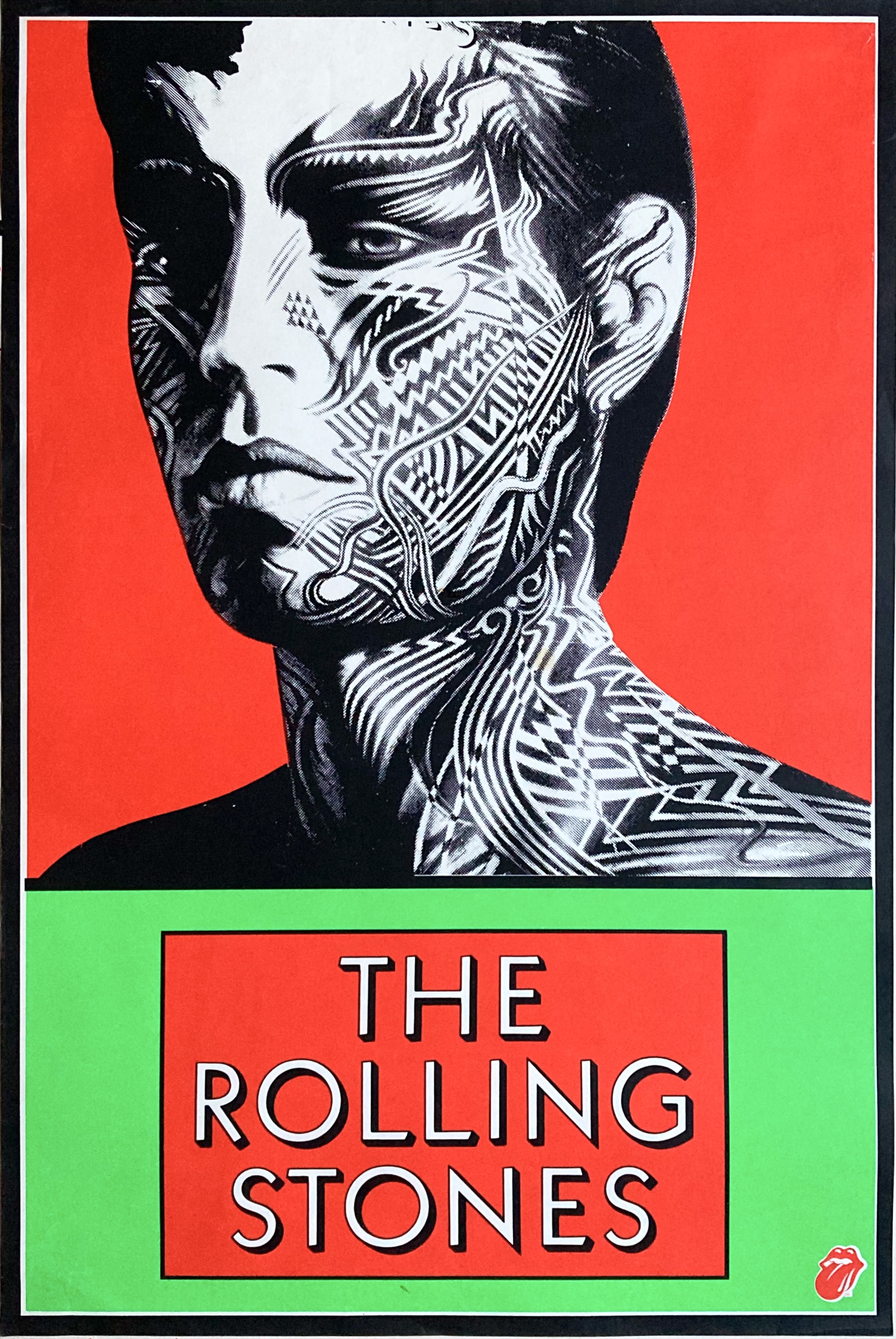 THE ROLLING STONES - Tattoo You (1981) LP promoaffisch