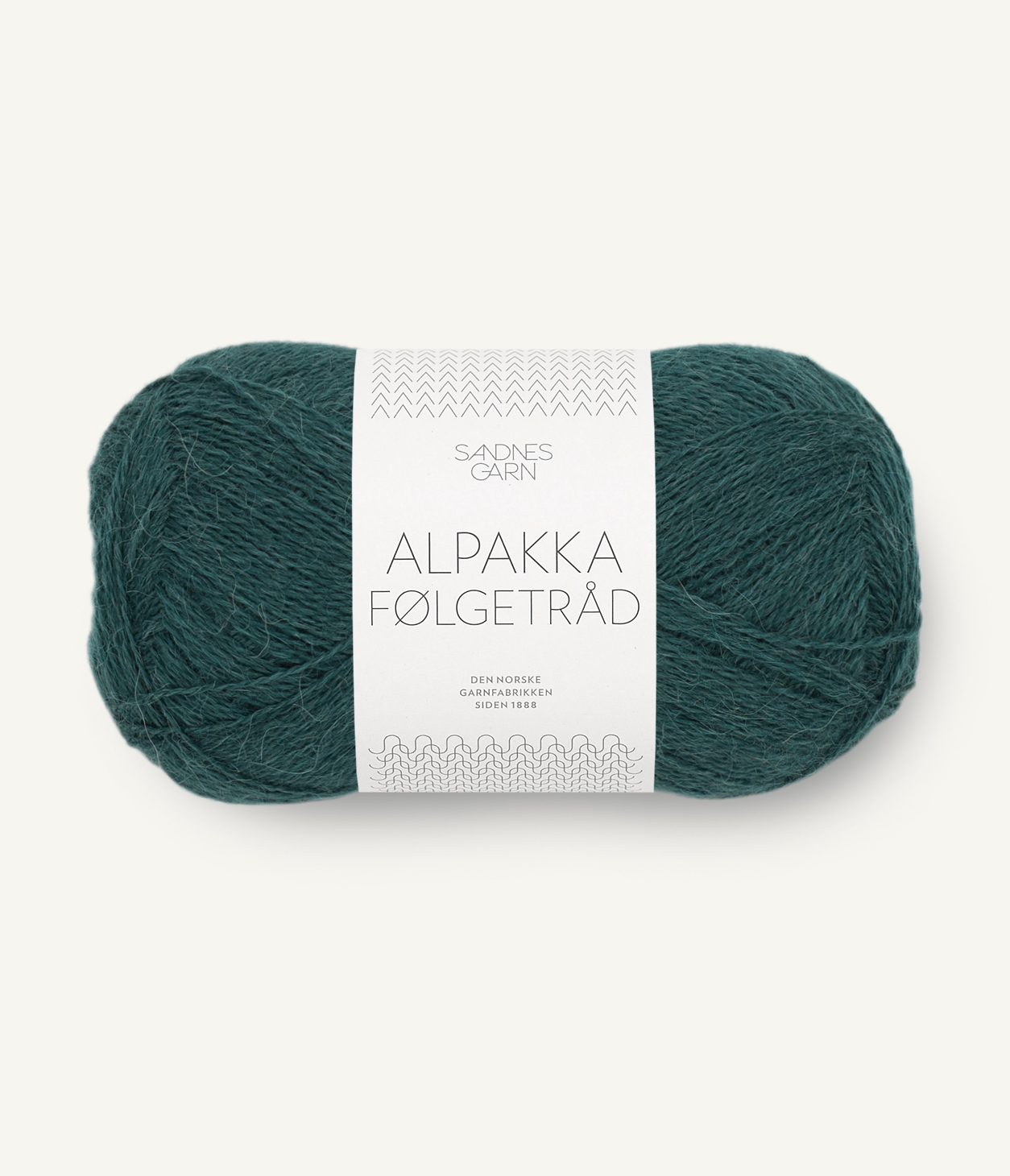 Alpakka följetråd - Djup Petrol 7281