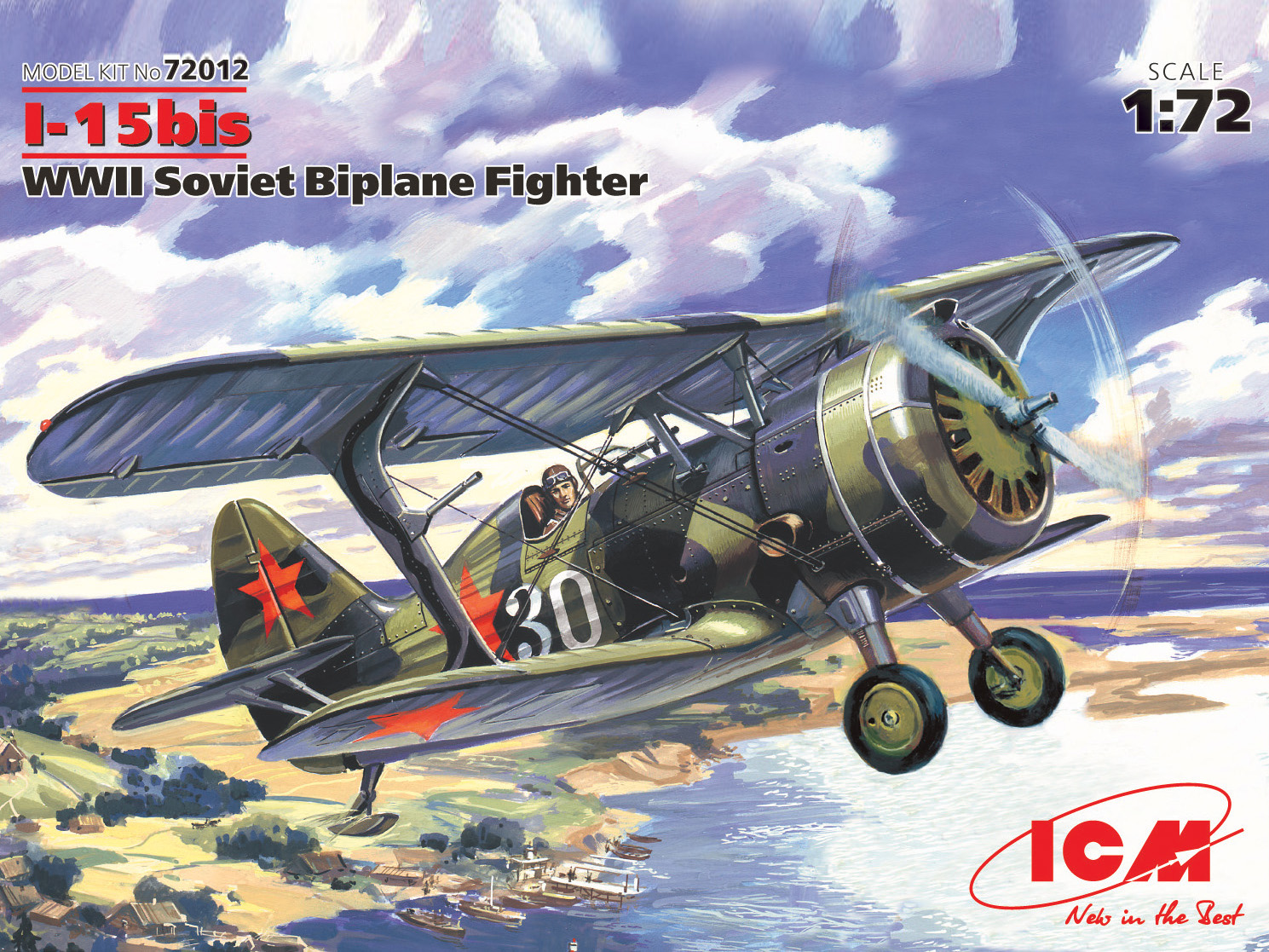 1/72 I-15 bis, WWII Soviet Biplane Fighter