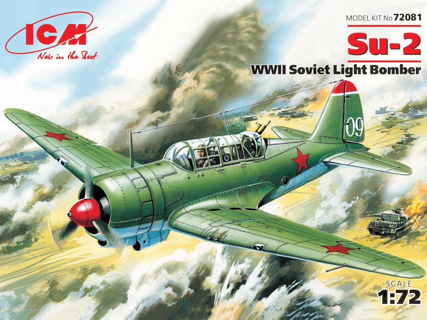 1/72 Su-2, WWII Soviet Light Bomber