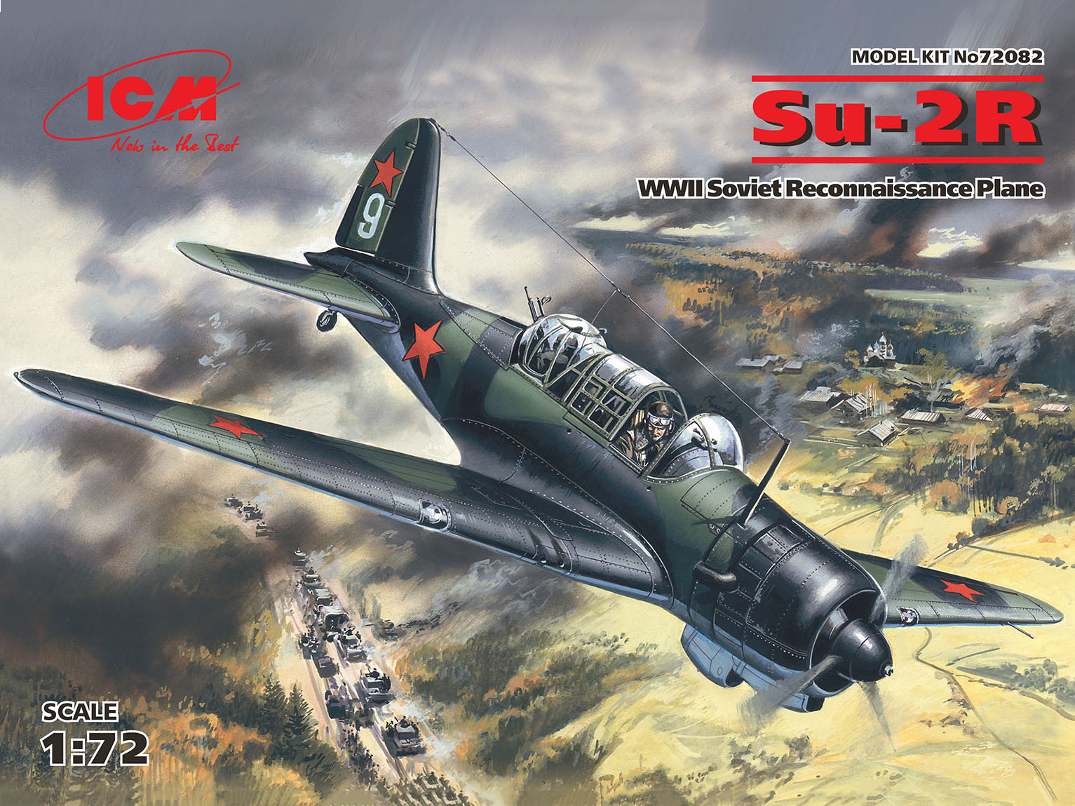 1/72 Su-2R, WWII Soviet Reconnaissance Plane