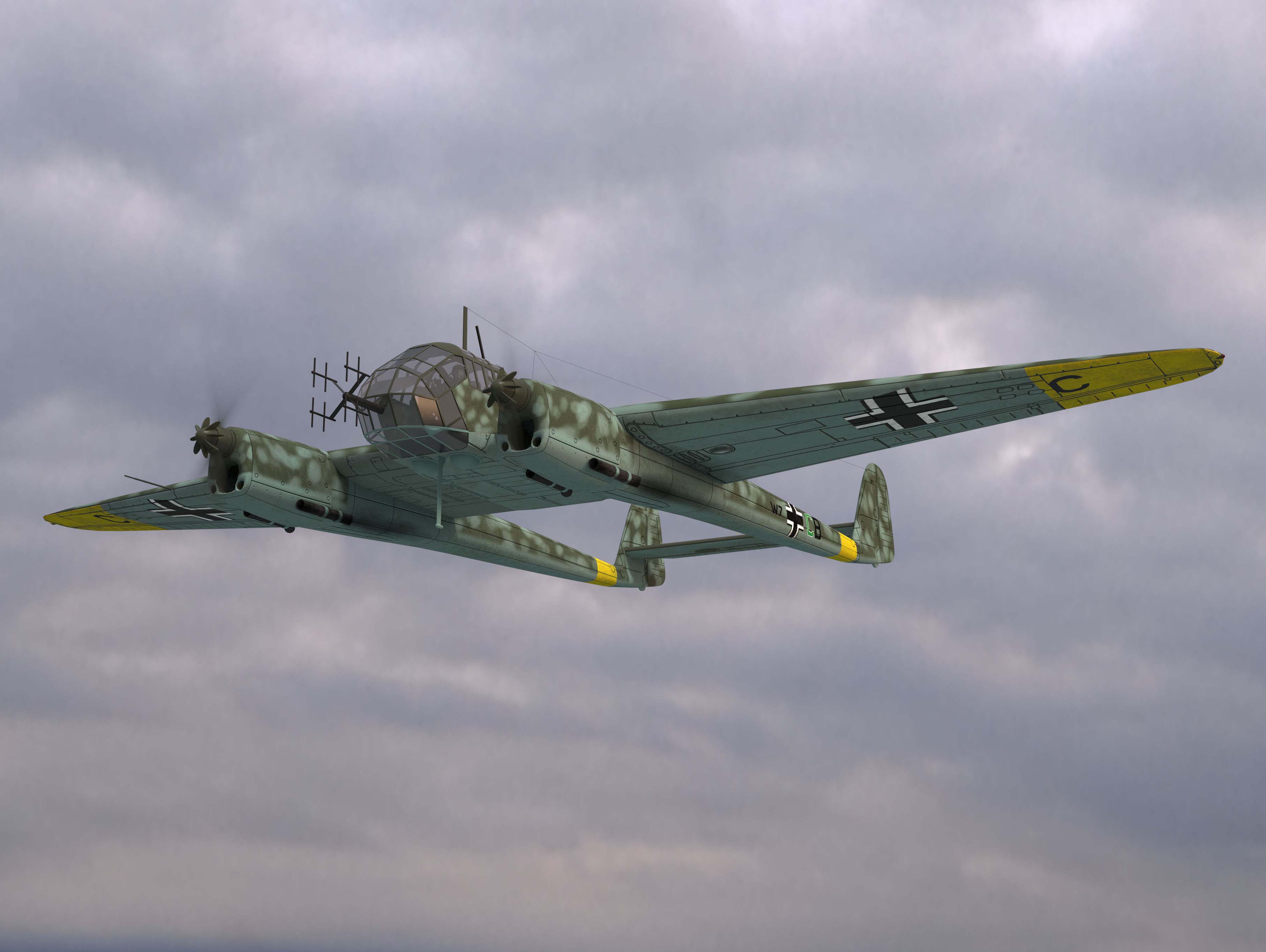 1/72 FW 189A-1, WWII German Night Fighter