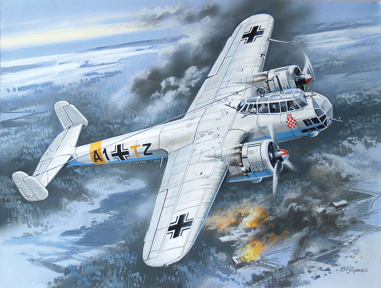 1/72 Do 17Z-2, WWII German Bomber