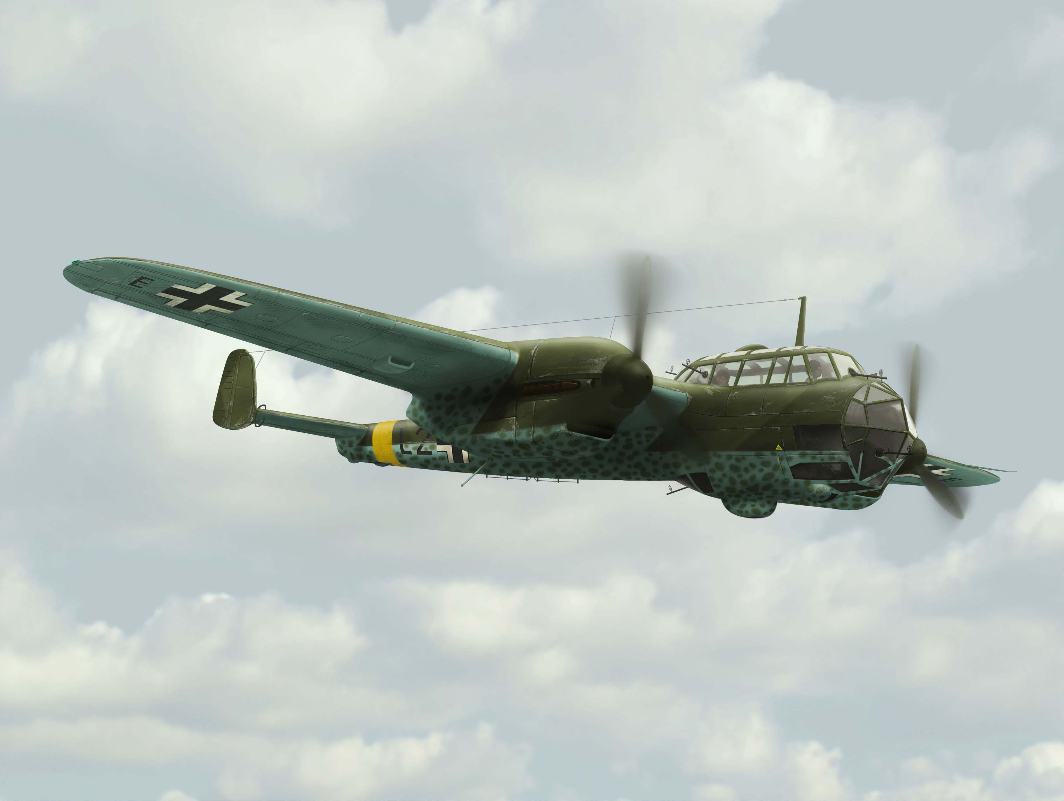 1/72 Do 215B-4, WWII Reconnaissance Plane
