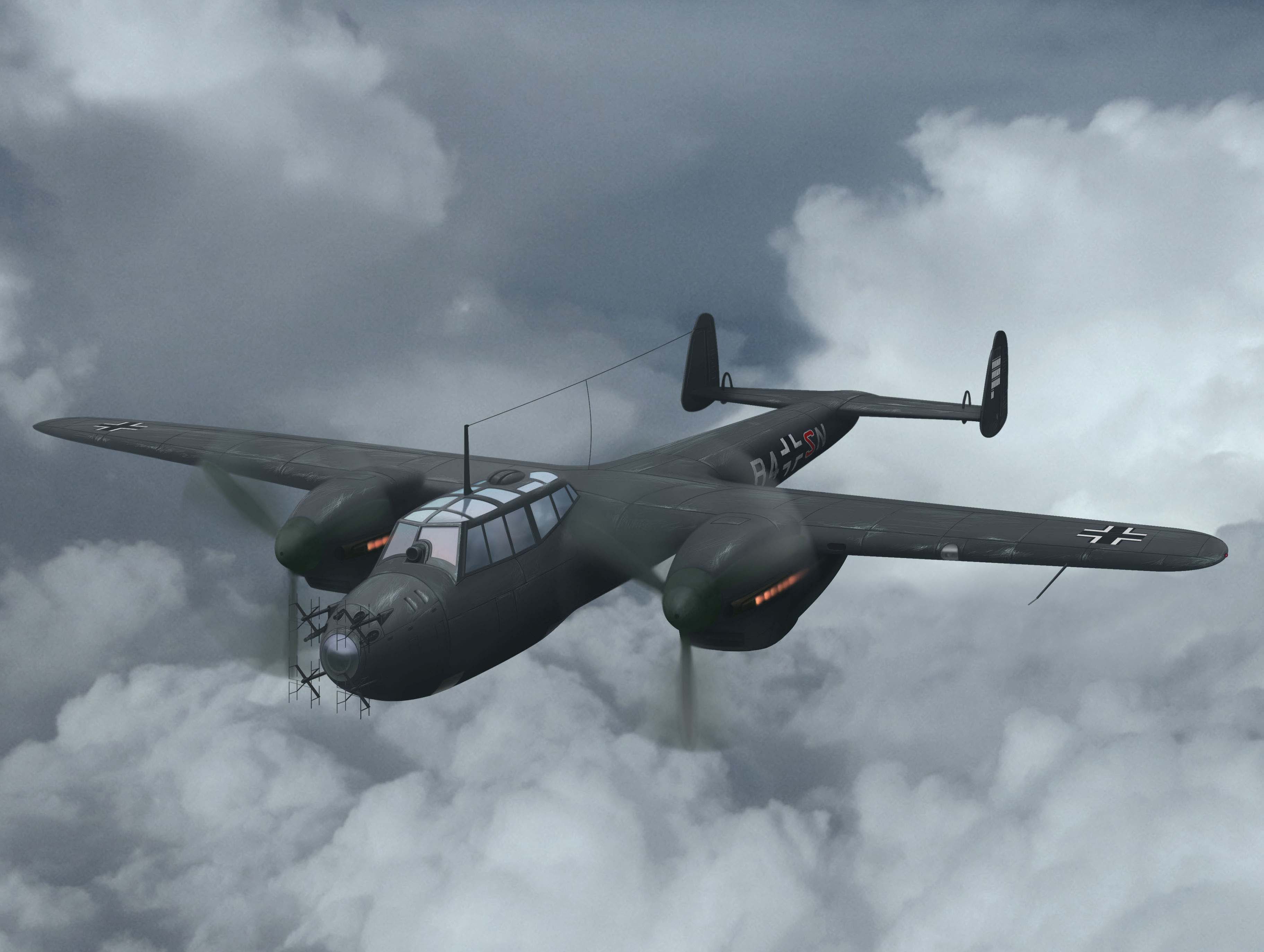 1/72 Do 215B-5, WWII German Night Fighter