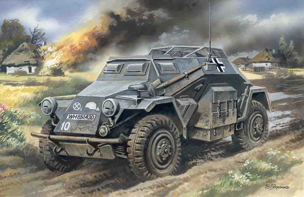 1/72 Sd.Kfz.260, German Radio Communication Vehicle