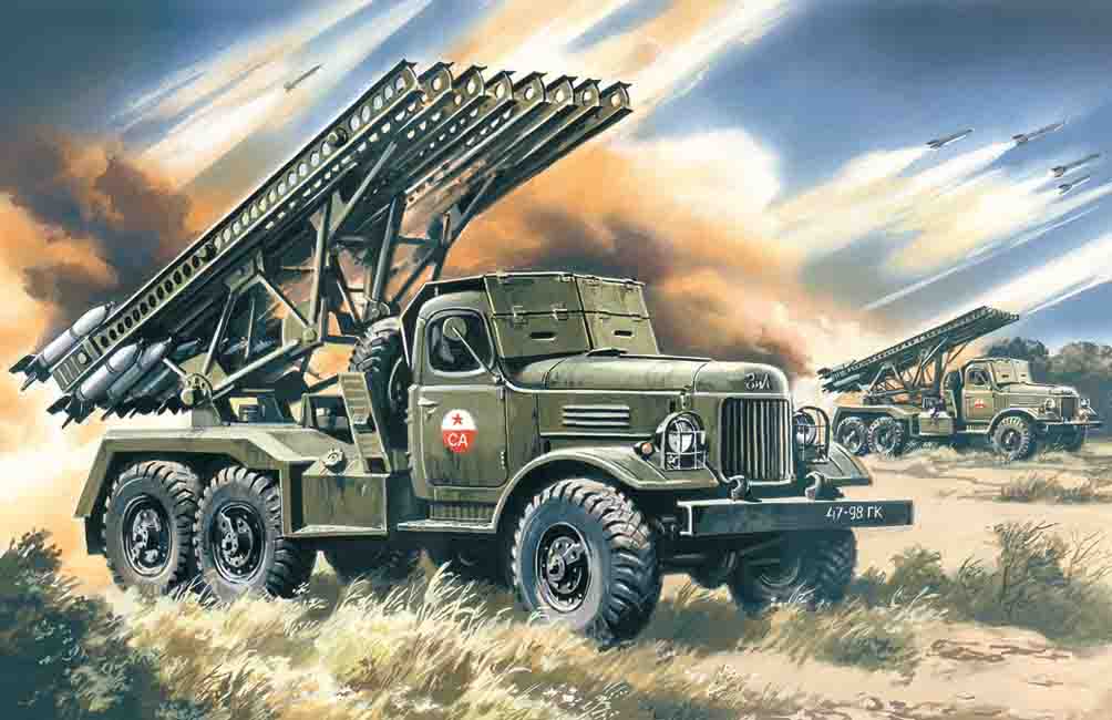 1/72 BM-13-16 “Katiusha”, Mult. Launch Rocket System on ZiL-157 base