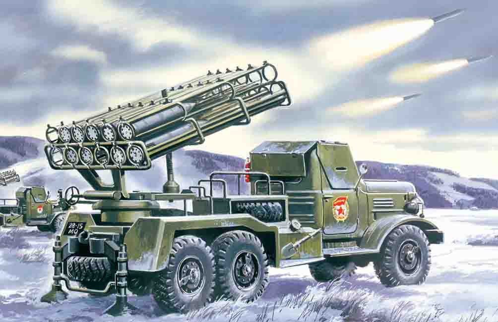1/72 BM-24-12, Multiple Launch Rocket System on ZiL-157 base