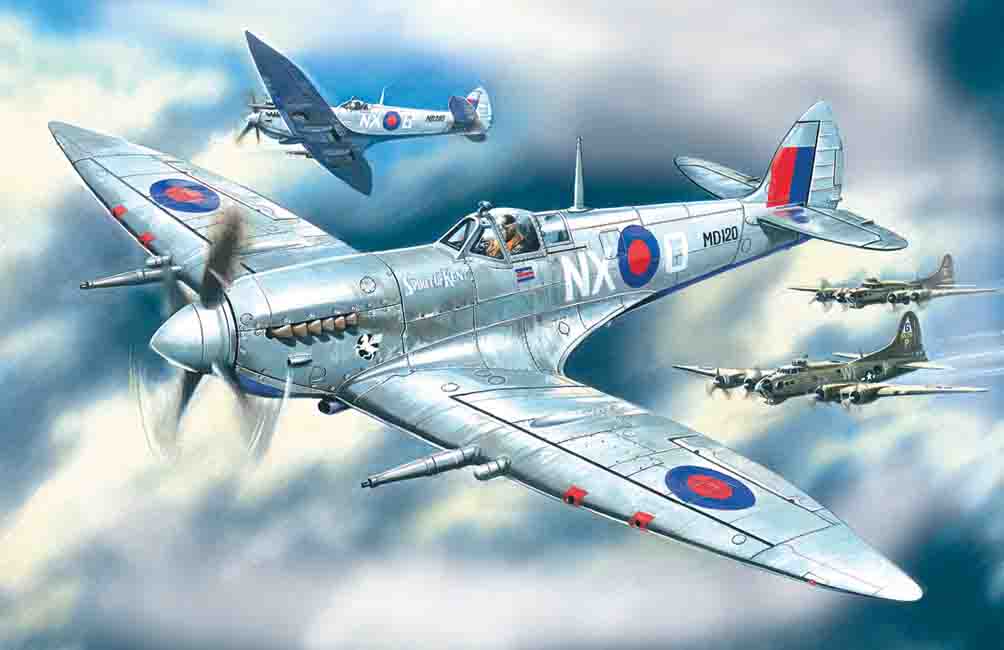 1/48 Spitfire Mk.VII, WWII British Fighter
