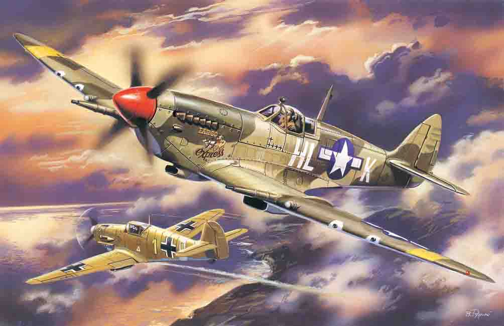 1/48 Spitfire Mk.VIII, WWII USAAF Fighter