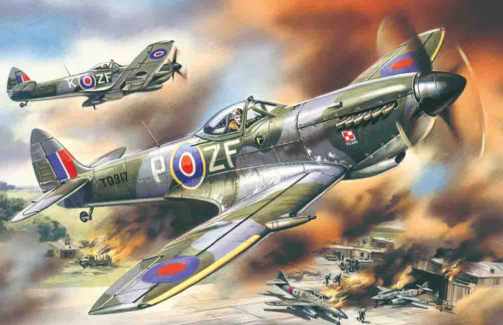 1/48 Spitfire Mk.XVI, WWII British Fighter