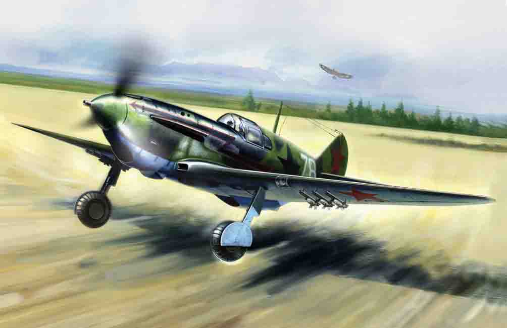 1/48 LaGG-3 series 7-11, WWII Soviet Fighter