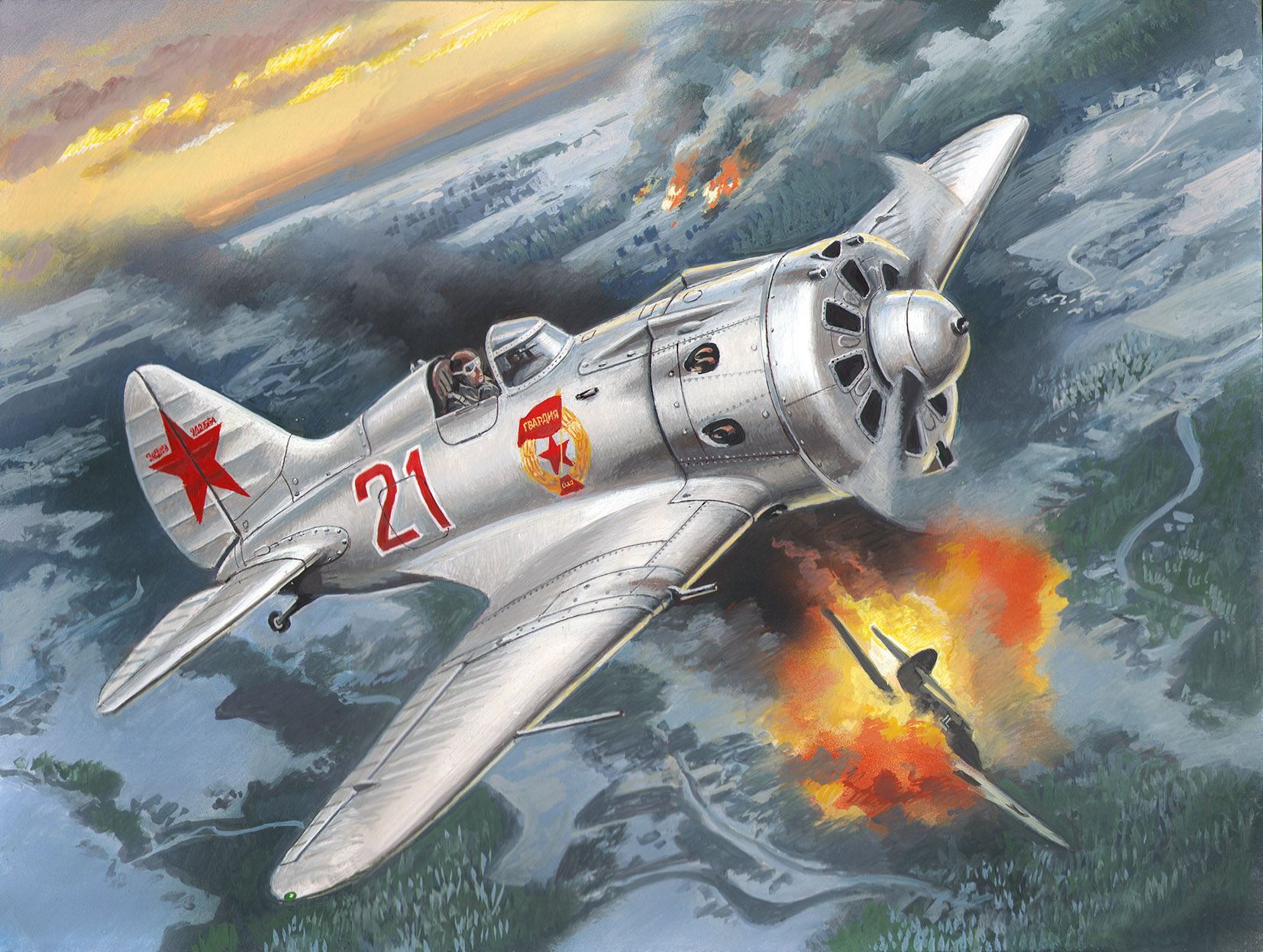 1/48 I-16 type 24, WWII Soviet Fighter