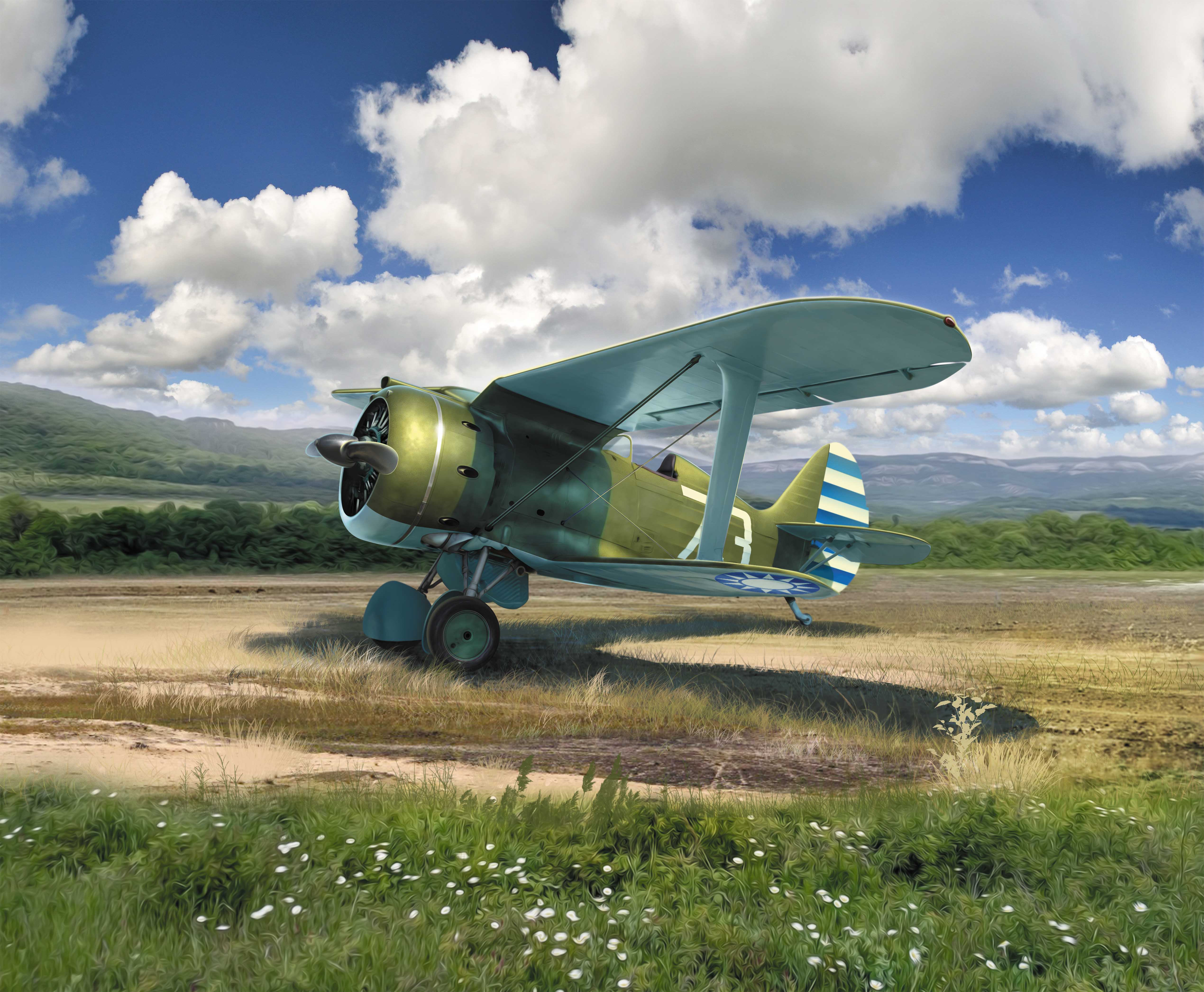 I-153, WWII China Guomindang AF Fighter