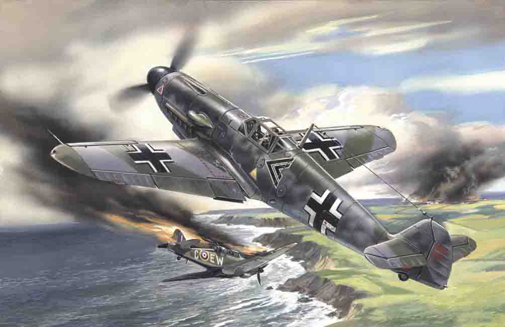 Messerschmitt Bf 109F-2, WWII German Fighter