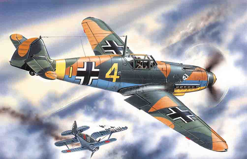 1/48 Messerschmitt Bf 109F-4, WWII German Fighter