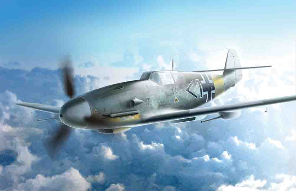Messerschmitt Bf 109F-4/R6, WWII German Fighter