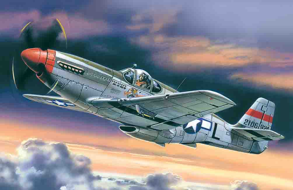 1/48 Mustang P-51C, WWII American Fighter