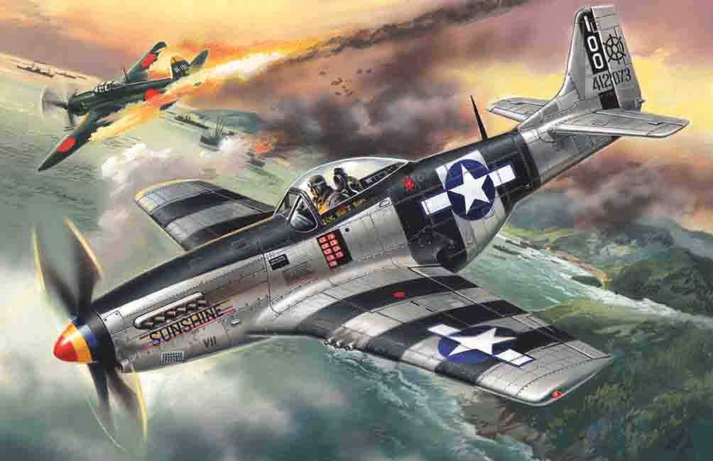 1/48 Mustang P-51K, WWII American Fighter