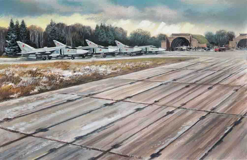 1/48 Soviet PAG-14 Airfield Plates (32 pieces) (543×324 mm)