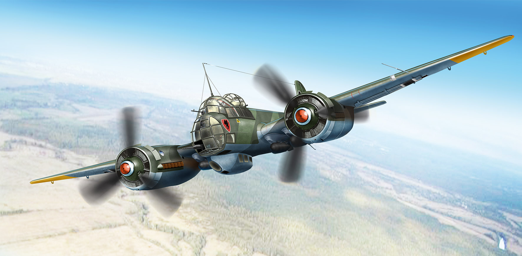 1/48 Ju 88A-5, WWII German Bomber