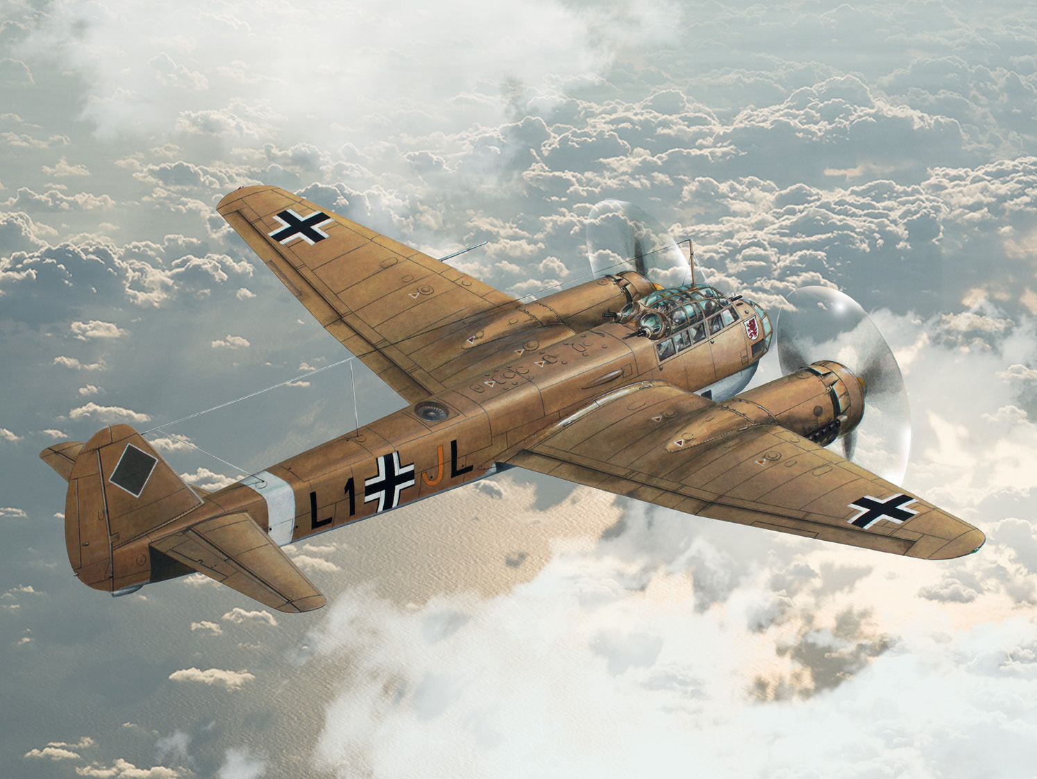 1/48 Ju 88A-11, WWII German Bomber