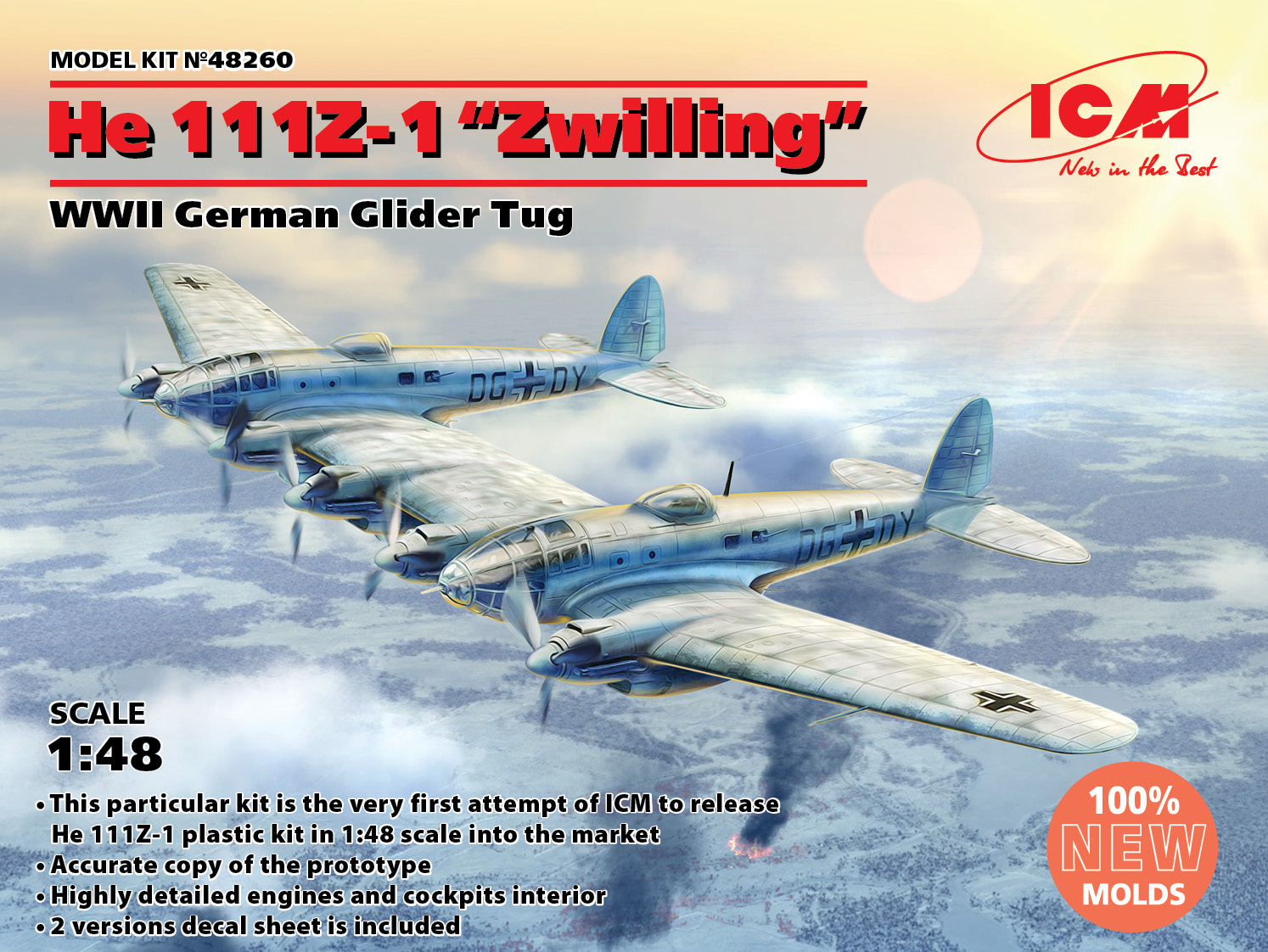 1/48 He 111Z-1 “Zwilling”, WWII German Glider Tug
