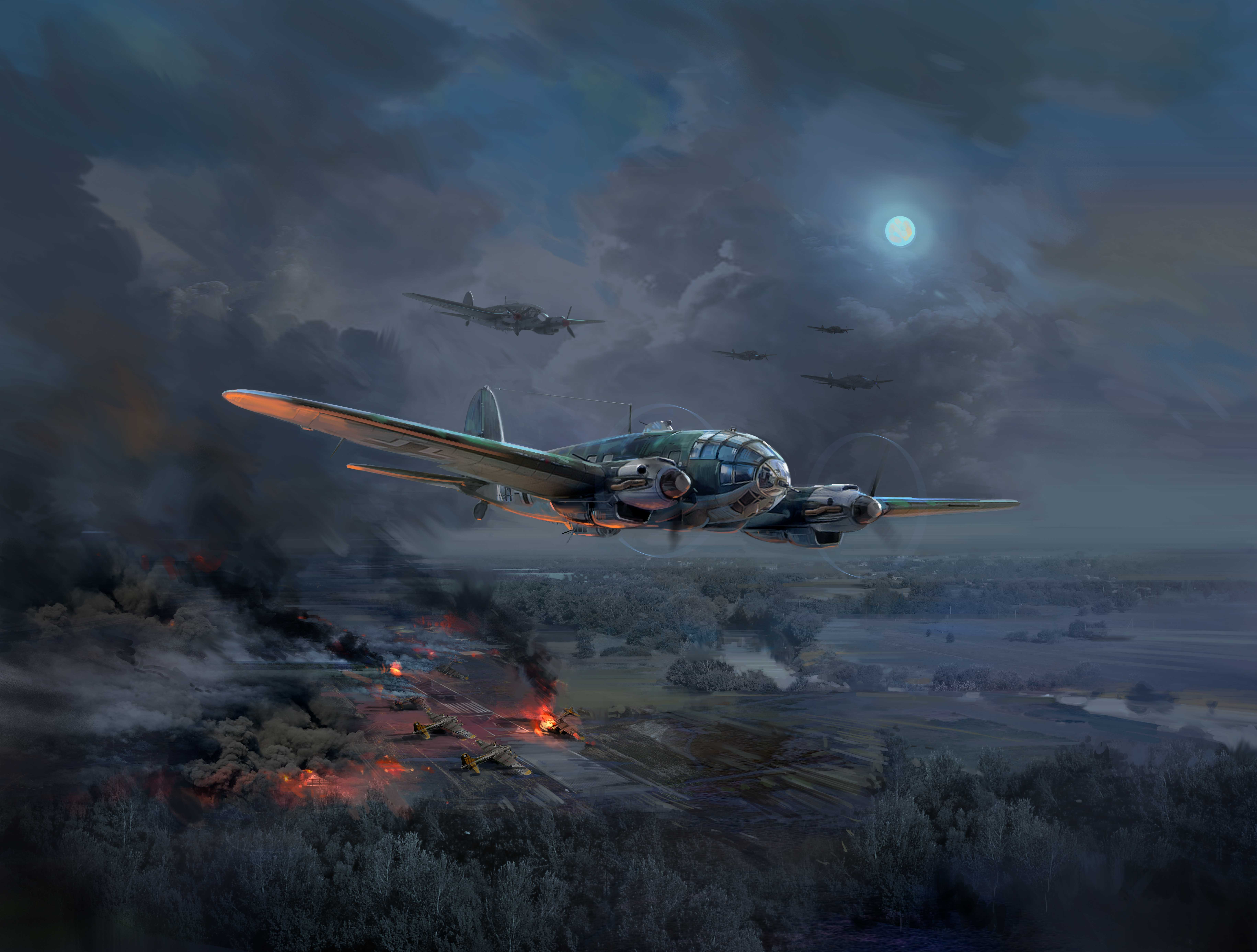1/48 He 111H-20, WWII German Bomber