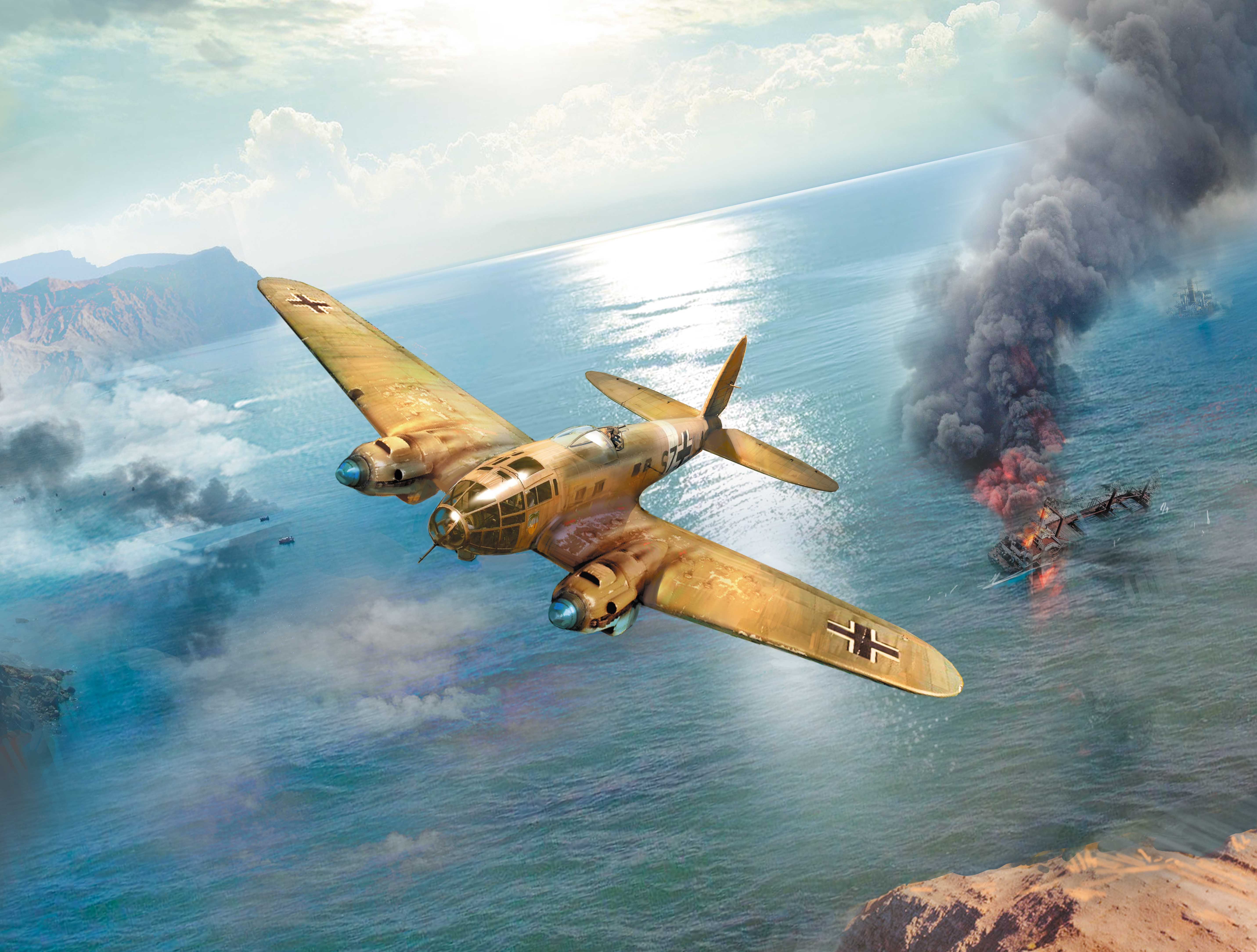1/48 He 111H-6 North Africa, WWII German Bomber