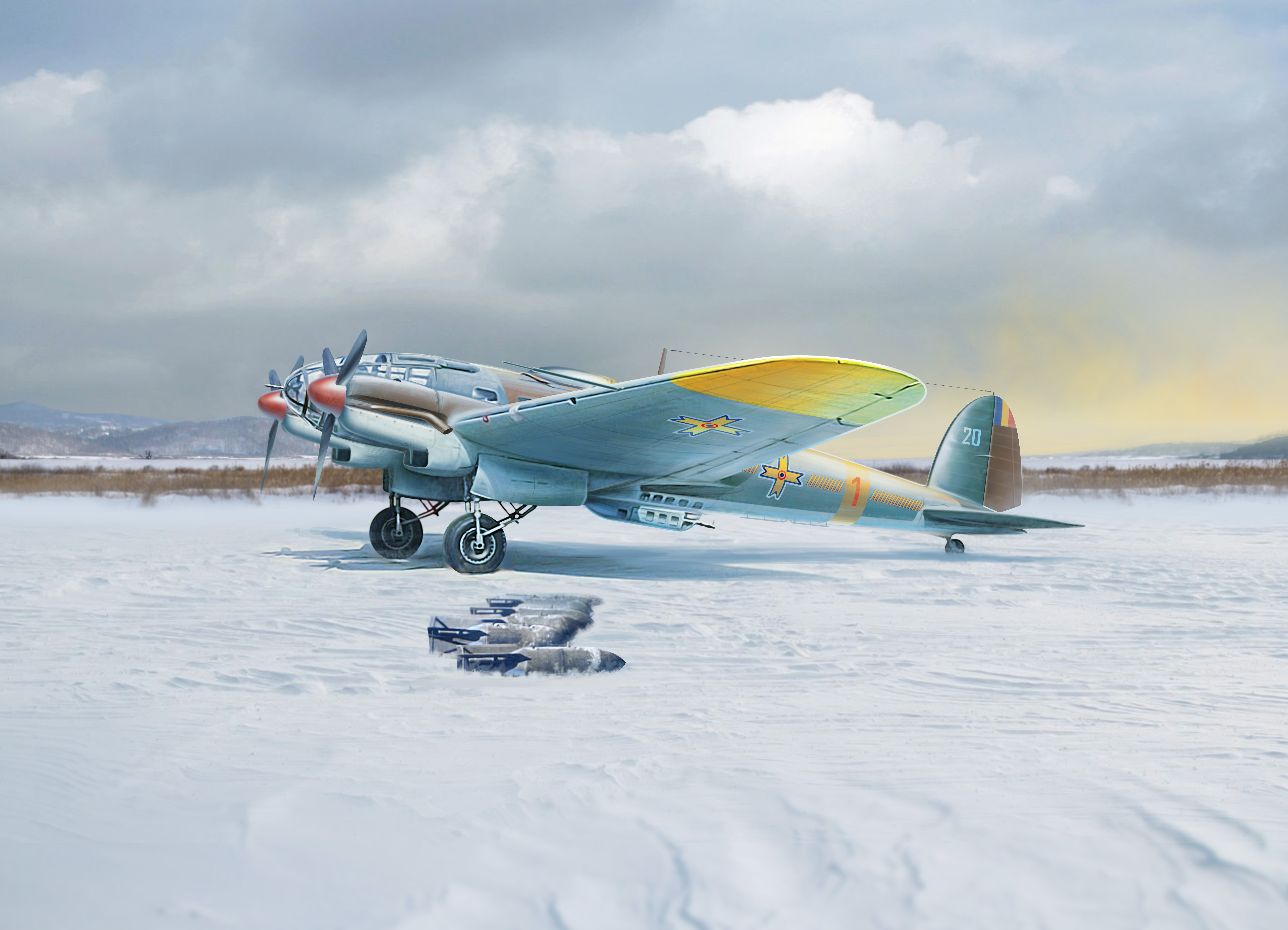 1/48 He 111H-3 Romanian AF, WWII Bomber