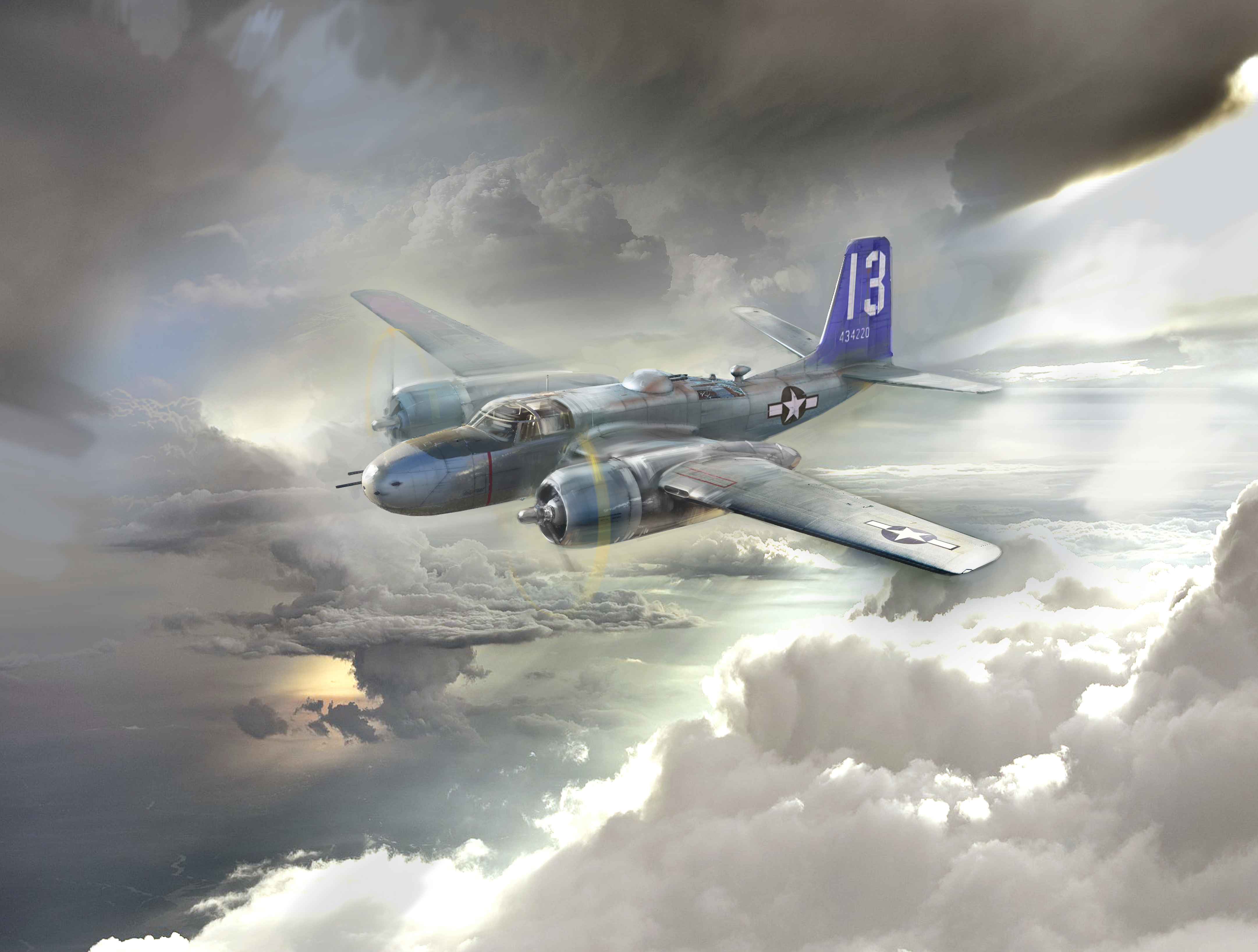 A-26? Invader Pacific War Theater, WWII American Bomber