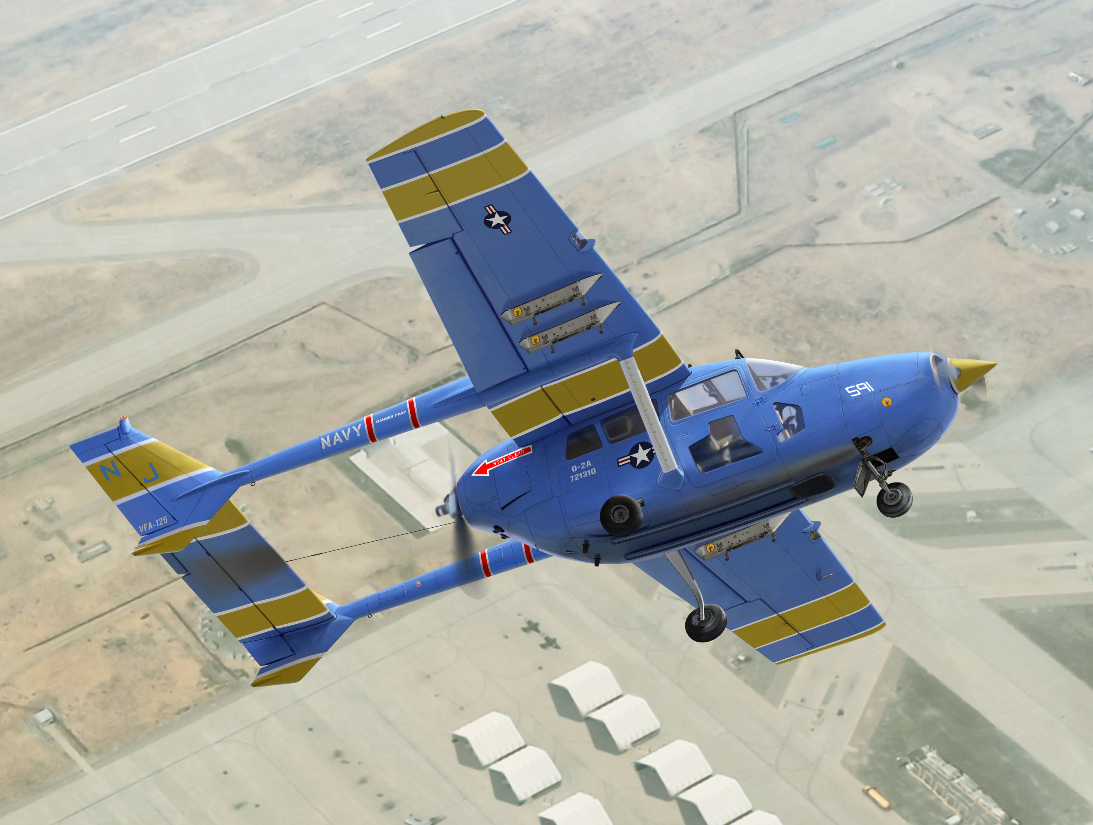 Cessna O-2A US Navy Service