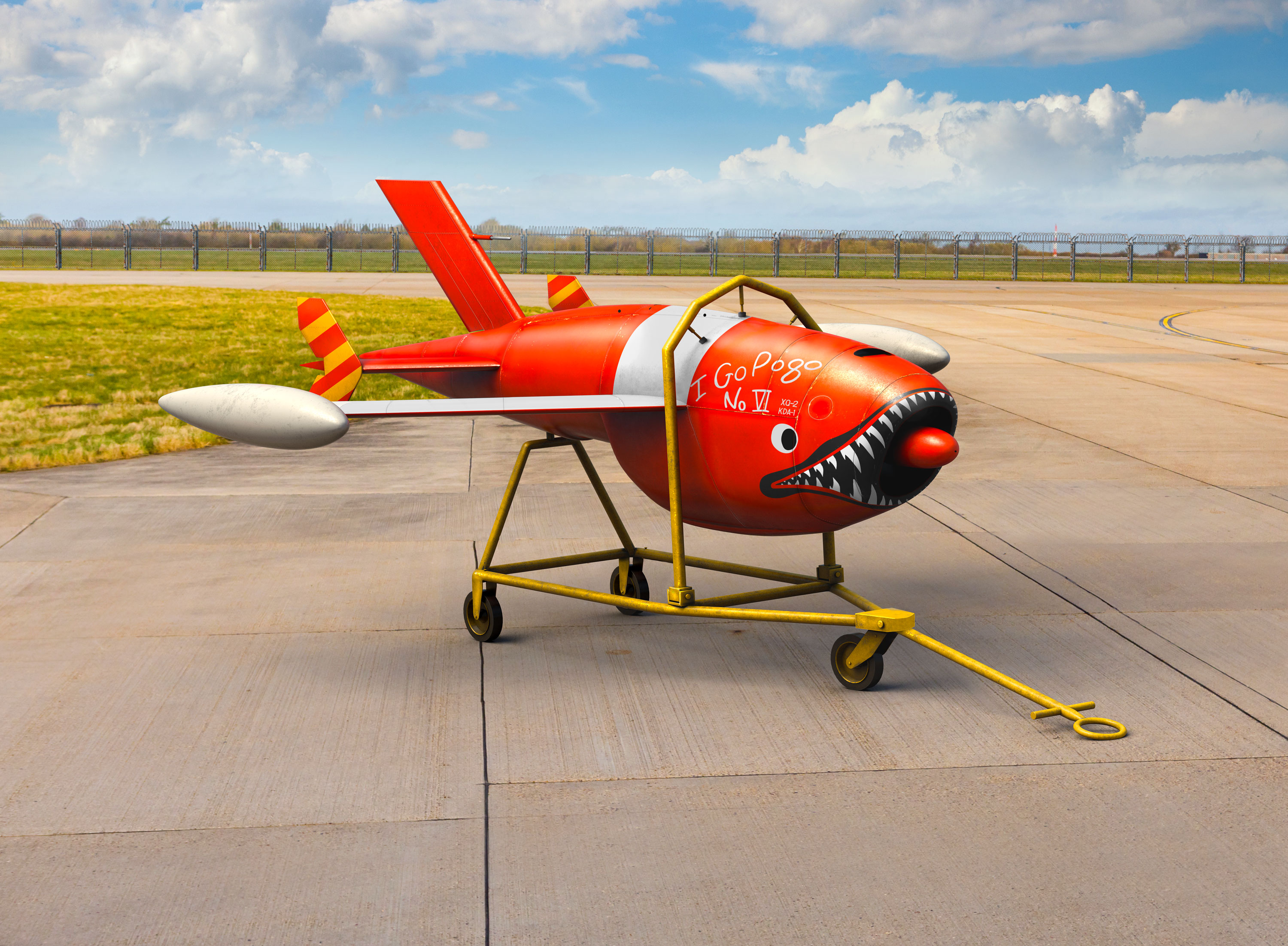 KDA-1 (Q-2A) Firebee with trailer (1 airplane and trailer)