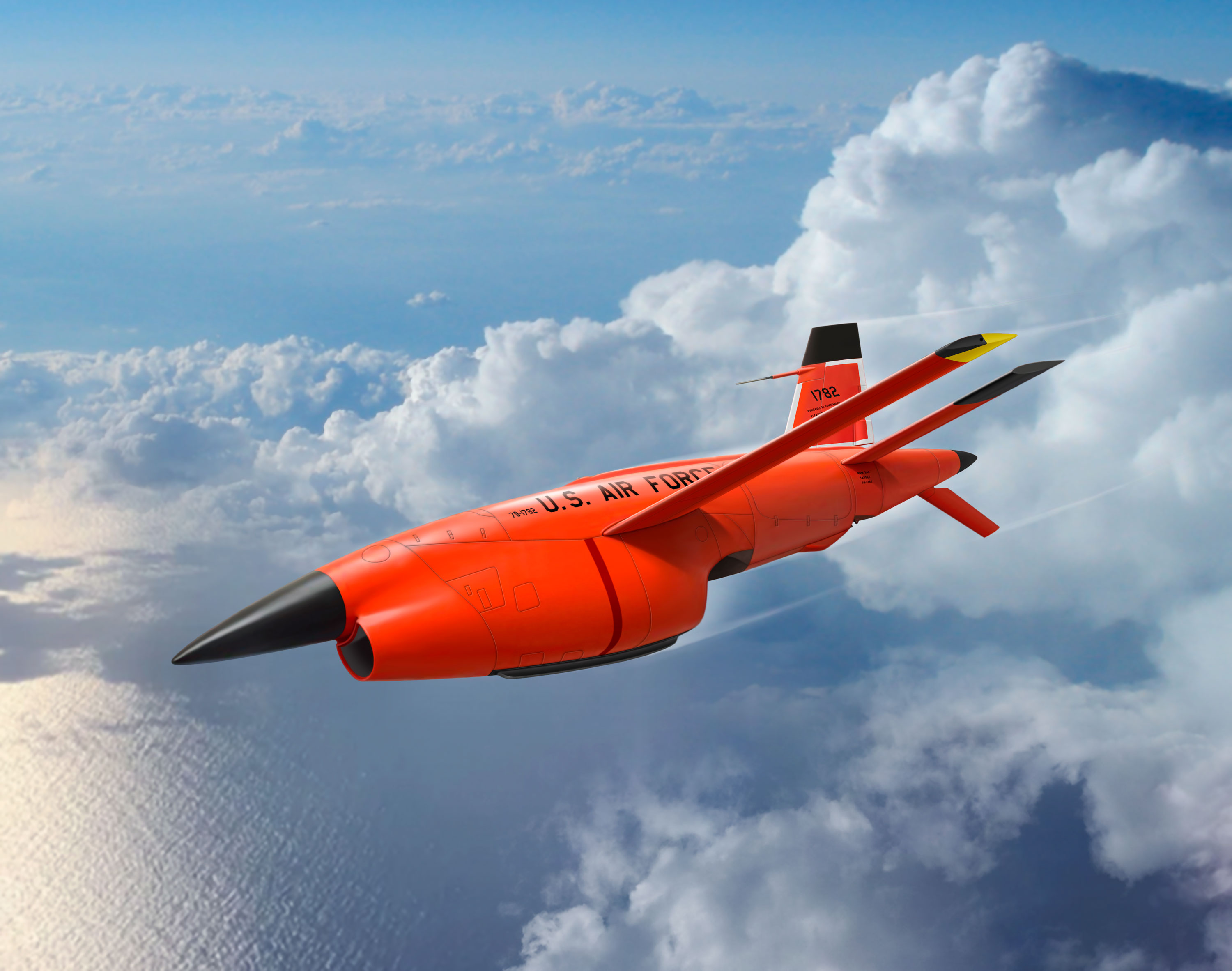 (BQM-34A) Q-2C Firebee, US Drone (2 airplanes and pilons)